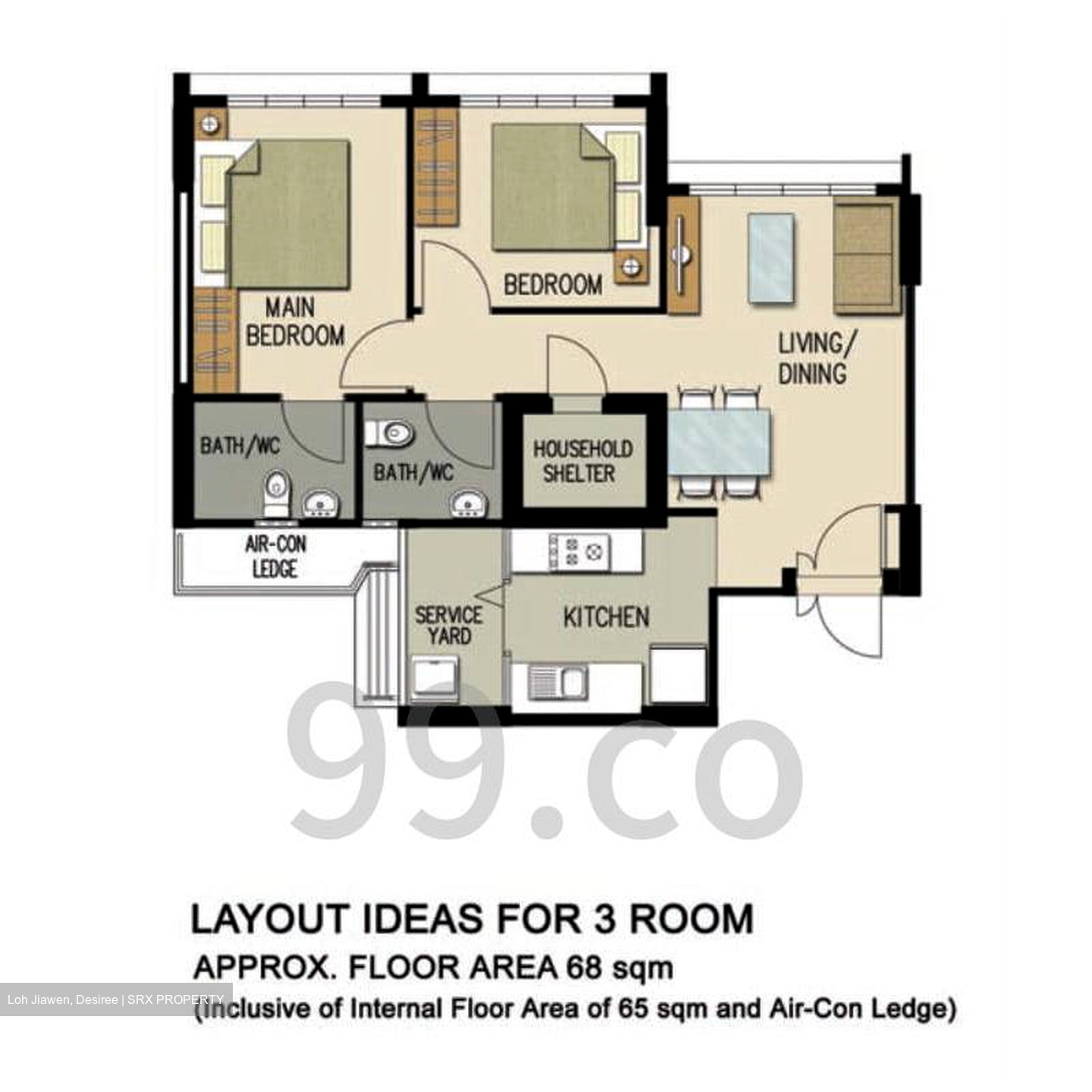 Blk 508A Angsana Breeze @ Yishun (Yishun), HDB 3 Rooms #528421931